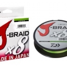 Daiwa J-Braid X8 300m chartreuse Geflochtene Schnur 8FACH Spinnfischen Neuheit